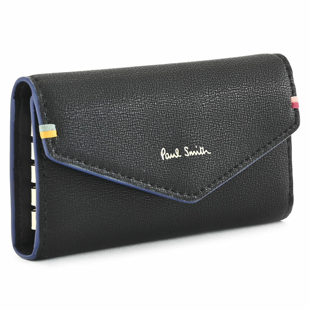 ポールスミス キーケース ポールスミス キーケース 黒(ブラック) Paul Smith bpw261-10 レディース 婦人 ギフト 定番 彼氏 彼女 プレゼント