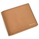 訳あり展示品箱なし ポールスミス 財布 二つ折り財布 カード&札 茶(ブラウン) Paul Smith psq183-70 b メンズ 紳士