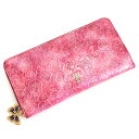 アナスイ ローズハート 財布 長財布 ラウンドファスナー ピンク/ワイン系 ANNA SUI 316914-93 レディース 婦人 ギフト 定番 彼氏 彼女 プレゼント