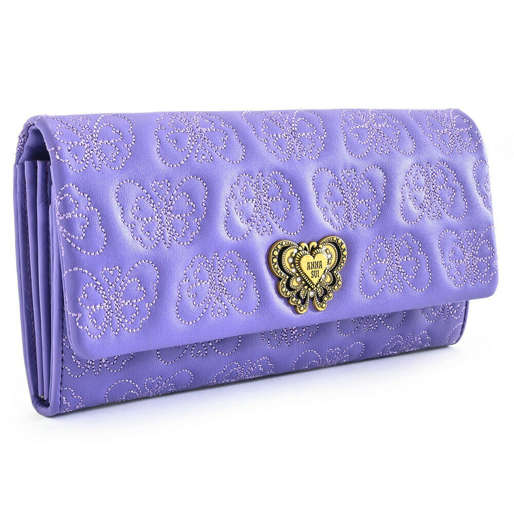 アナスイ チェイス 財布 長財布 紫(パープル) ANNA SUI 317100-90 k レディース 婦人 ギフト 定番 彼氏 彼女 プレゼント