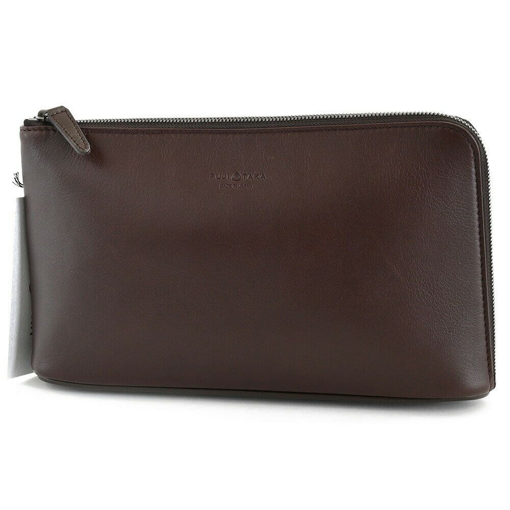 フジタカ バッグ クラッチバッグ セカンドバッグ チョコ FUJITAKA 616201 メンズ 紳士 ギフト 定番 彼..