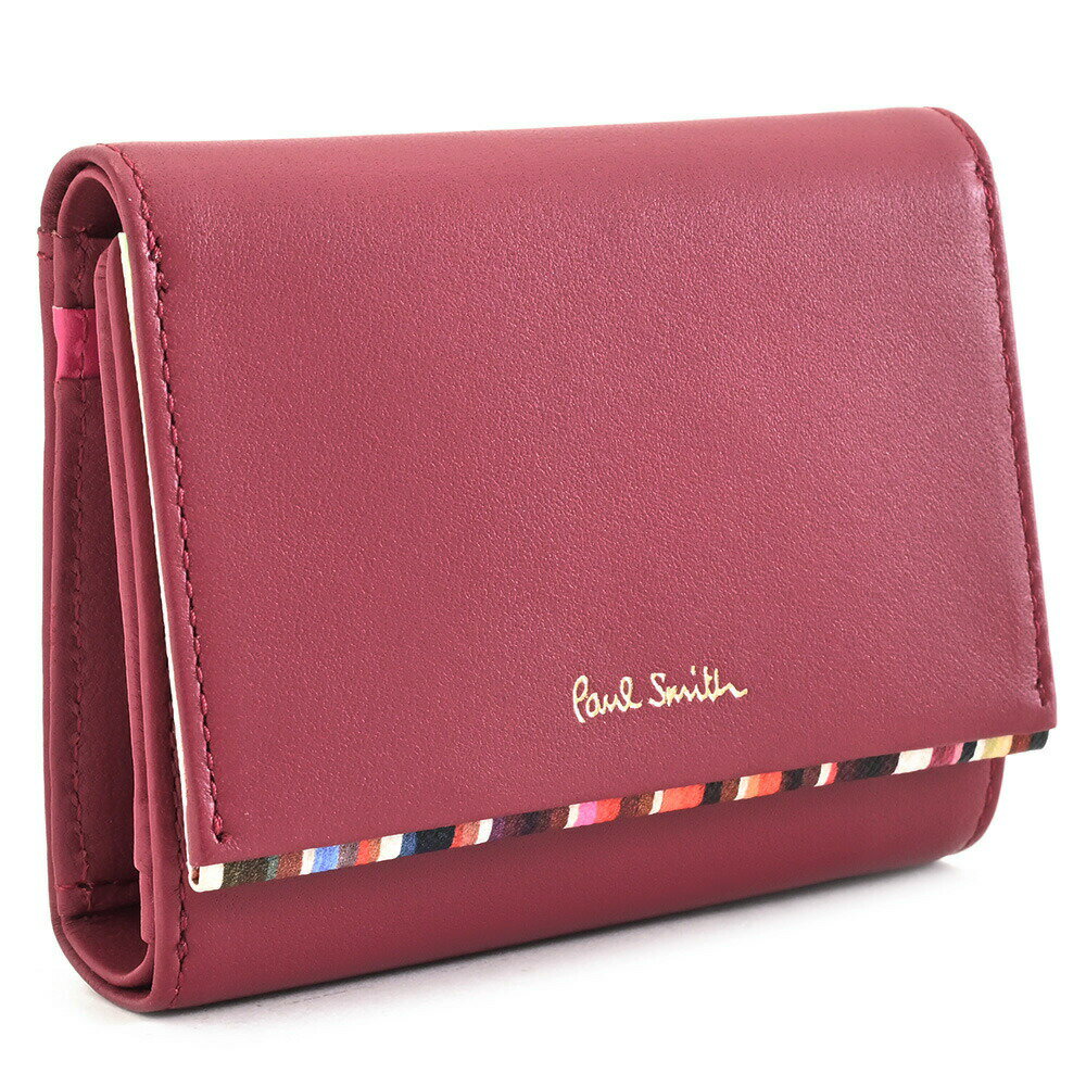 楽天インスピレーションポールスミス 財布 三つ折り財布 ローズ Paul Smith pwd543-23 レディース 婦人 ギフト 定番 彼氏 彼女 プレゼント