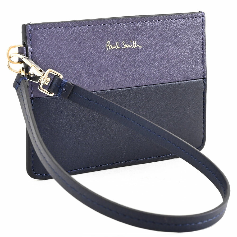 展示品箱なし ポールスミス パスケース 定期入れ カードケース 紺(ネイビー) Paul Smith bpw160-31 レディース 婦人