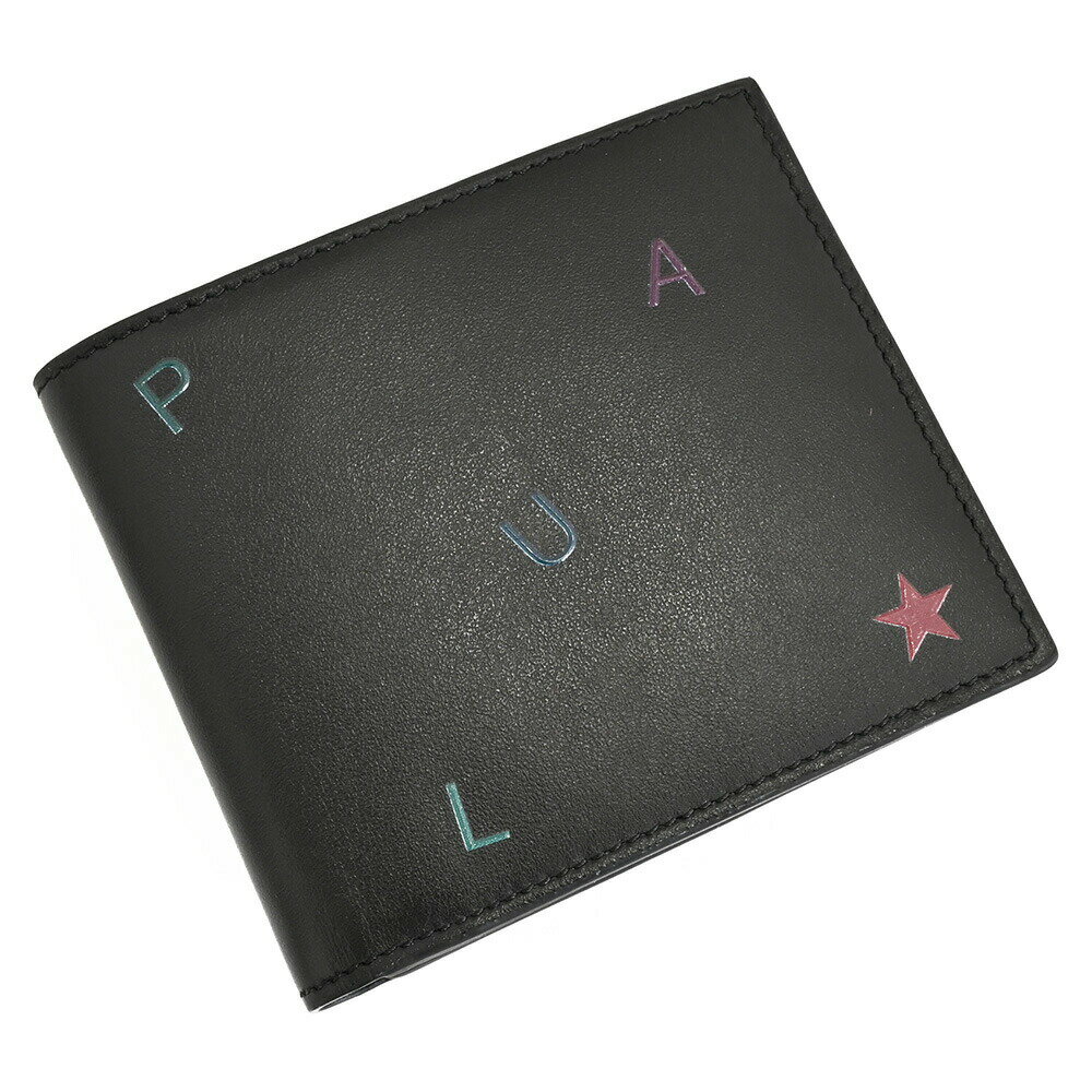 楽天インスピレーションポールスミス 財布 二つ折り財布 カード&札 黒（ブラック） Paul Smith vps150-17 メンズ 紳士 ギフト 定番 彼氏 彼女 プレゼント