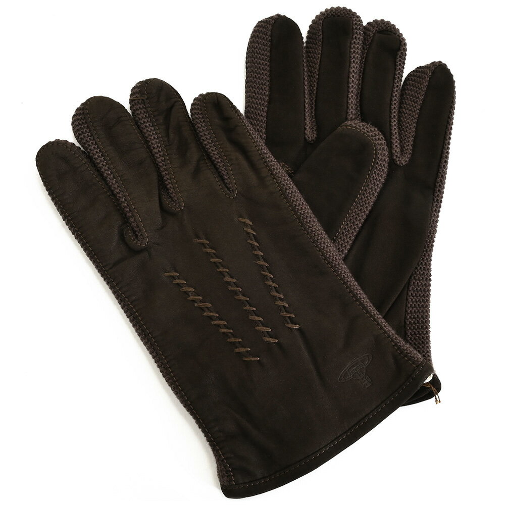 ヴィヴィアンウエストウッド 手袋 茶(ブラウン) Vivienne Westwood ACCESSORIES 527vw54325091 メンズ 紳士 ギフト 定番 彼氏 彼女 プレゼント