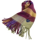 ヴィヴィアンウエストウッド マフラー 赤紫系/緑(グリーン) Vivienne Westwood ACCESSORIES 745773vw01042 メンズ 紳...