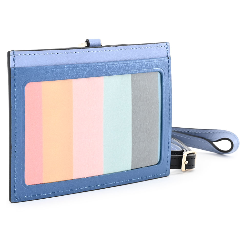 ポールスミス idケース idカードホルダー カードケース ネックストラップ 黒(ブラック) Paul Smith bpw667-10 レディース 婦人 ギフト 定番 彼氏 彼女 プレゼント