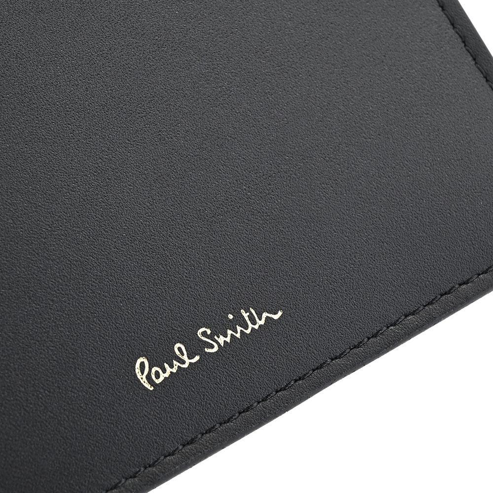 ポールスミス idケース idカードホルダー カードケース ネックストラップ 黒(ブラック) Paul Smith bpw667-10 レディース 婦人 ギフト 定番 彼氏 彼女 プレゼント