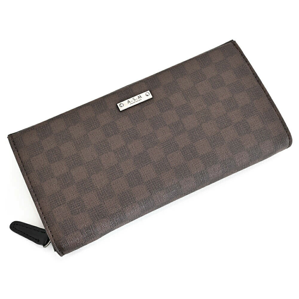 アトリエサブメン 財布 長財布 ラウンドファスナー チョコ ATELIER SAB MEN 152615 メンズ 紳士 ギフト 定番 彼氏 彼女 プレゼント