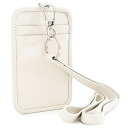 【Rakuten Fashion THE SALE対象品】ポールスミス カードケース ネックストラップ付き アイボリー Paul Smith bpw610-63...