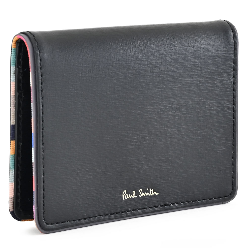 ポールスミス 定期入れ パスケース カードケース 黒(ブラック) Paul Smith bpw381-10 レディース 婦人 ギフト 定番 彼氏 彼女 プレゼン...