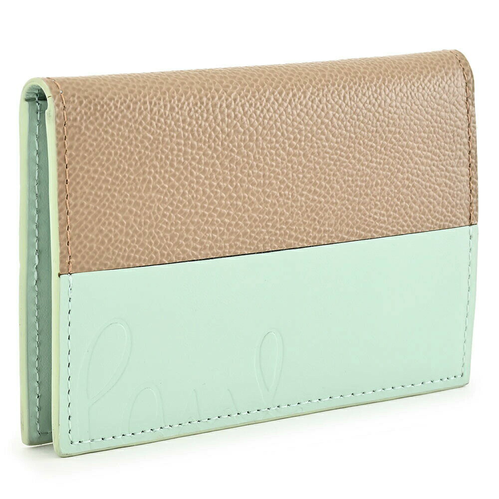 ポールスミス カードケース ミント Paul Smith bpw441-53 レディース 婦人 ギフト 定番 彼氏 彼女 プレ..