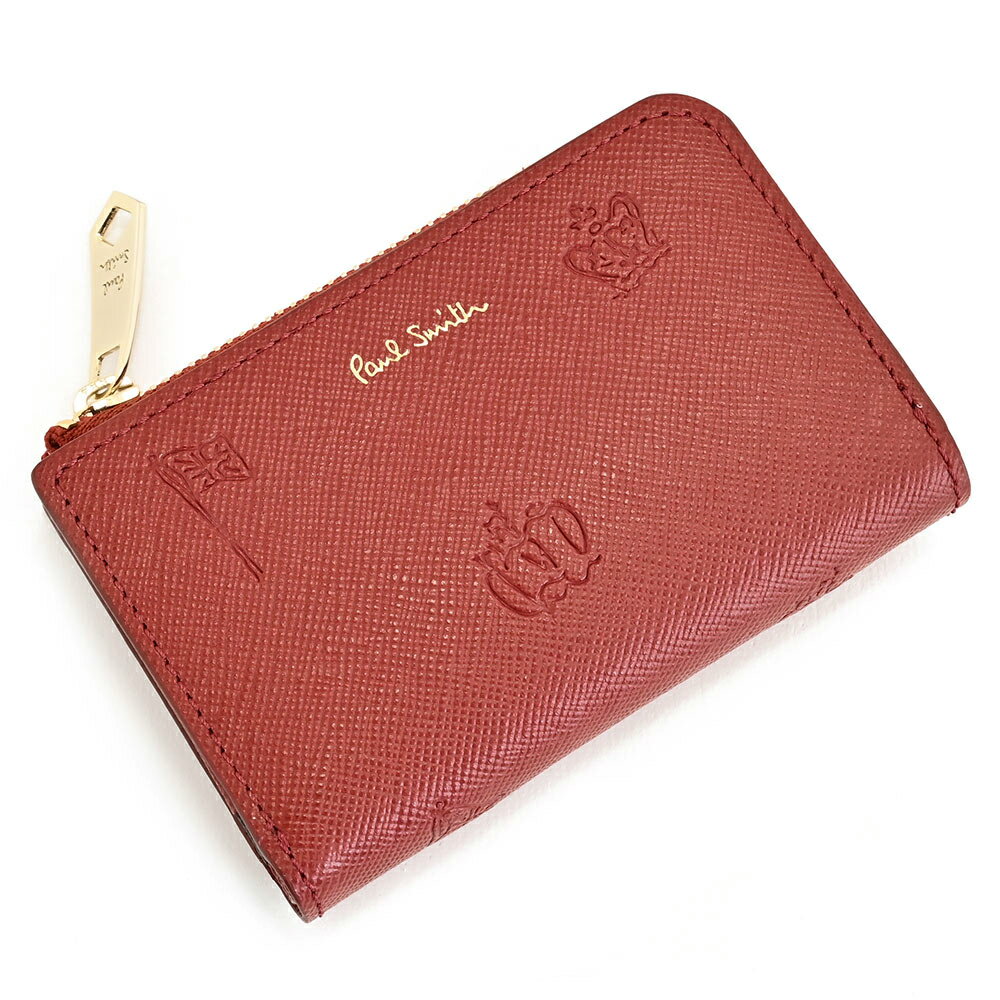 ポールスミス キーケース コインケース L字ファスナー 赤(レッド) Paul Smith psc953-20 メンズ 紳士 ギフト 定番 彼氏 彼女 プレゼン...