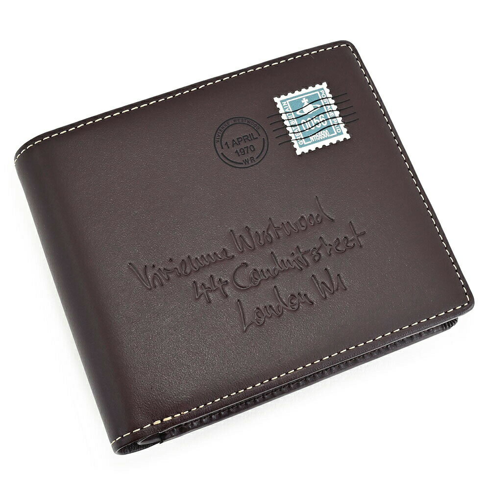 ヴィヴィアンウエストウッド 財布 二つ折り財布 チョコ Vivienne Westwood ACCESSORIES vwk873-71 ギフト 定番 彼氏 彼女 プレゼント