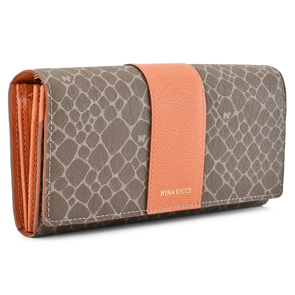 展示品箱なし ニナリッチ 財布 長財布 オレンジ NINA RICCI 085800600-64 レディース 婦人