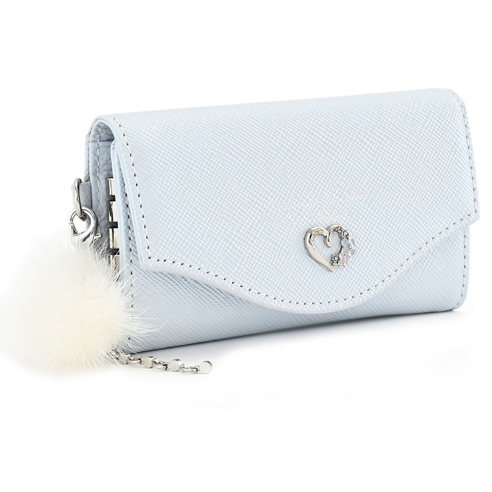 サマンサタバサ キーケース 青(ブル