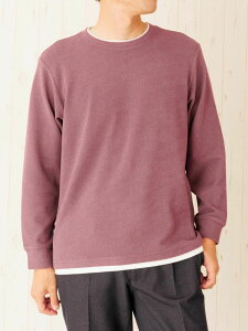 【クーポン対象】INSPIRE インスパイア 公式 Tシャツ レイヤード メンズ 男性用 長袖 秋 冬 上品 カジュアル 服 胸ポケット ポケット付き ギフト プレゼント