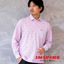 【クーポン対象】 INSPIRE インスパイア (公式) ポロシャツ メンズ 男性用 長袖 春物 春 夏 上品 カジュアル 服 胸ポケット ポケット付き ギフト...