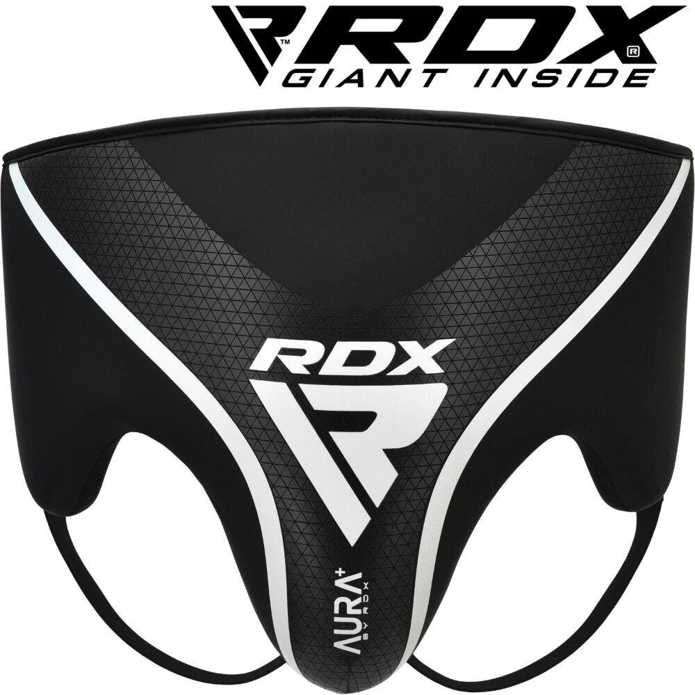 RDX ファールカップ AURA+シリーズ カッププロテクター ボクシング キックボクシング ムエタイ 格闘技 MMA 空手 スパーリング ファウルカップ 金的サポーター 金的ガード トレーニング 練習 大人 メンズ ブラック T17 あす楽 送料無料