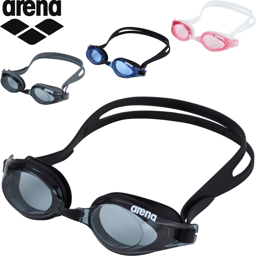 アリーナ スイミングゴーグル シルキー フィットネスゴーグル リノンくもり止め 水泳 スイミング フィットネス プール スイム ゴーグル くもりどめ ユニセックス 男女兼用 メンズ レディース 大人 AS5SGG42U arena