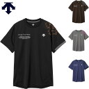 デサント 半袖バレーボールシャツ 半袖Tシャツ 半袖シャツ プラクティスシャツ バレーボールシャツ 吸汗 速乾 部活 クラブ チーム 練習 トレーニング DESCENTE DV5FHT02U