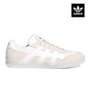 【adidas skateboarding】ALOHA SUPER IE0657 カラー：crystal white/ftw white/blue bird アディダス アロハスーパーマーク ゴンザレススケートボード スケボー シューズ 靴 スニーカー SKATEBOARD SHOES