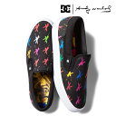 【DC Shoe×WARHOL】MANUAL SLIP-ONカラー：BGPディーシー アンディ・ウォーホルシューズ 靴 スニーカースケートボード スケボー SKATEBOARD SHOES