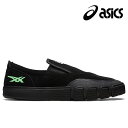 GEL-FLEXKEE SLIP-ONカラー：black/tourmaline アシックス スケートボーディングスケートボード スケボーシューズ 靴 スニーカーSKATEBOARD SHOES