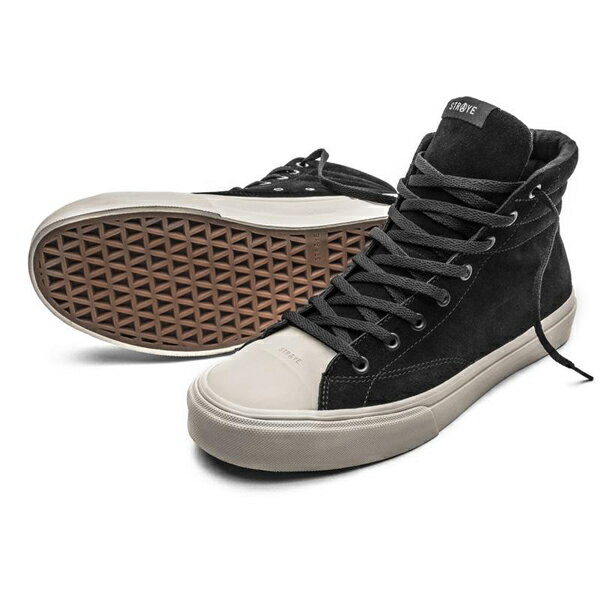 【STRAYE】VENICE カラー：black bone suedeストレイ ベニス スケートボードスケボー シューズ 靴 スニーカーSKATEBOARD SHOES