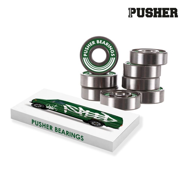 【PUSHER BEARINGS】SPEED ABEC 5 BEARINGS プッシャー ベアリング スケートボード スケボー デッキ SKATEBOARD DECK