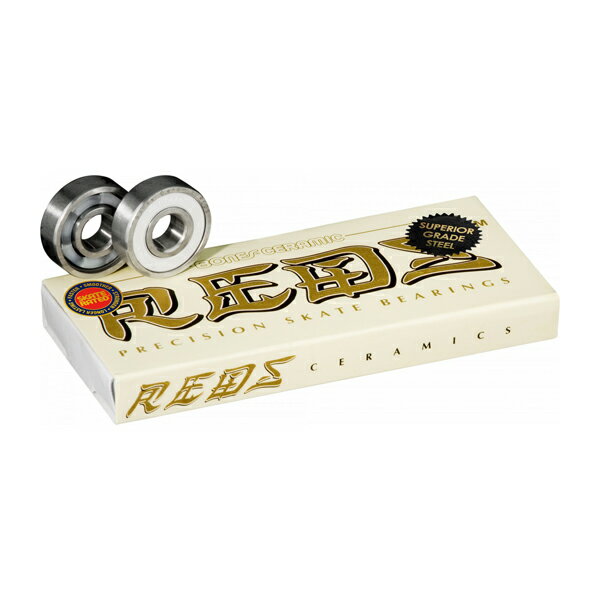 【BONES】CERAMICS REDS BEARING ボーンズ ベアリング セラミック パーツ スケートボード スケボー SKATEBOARD