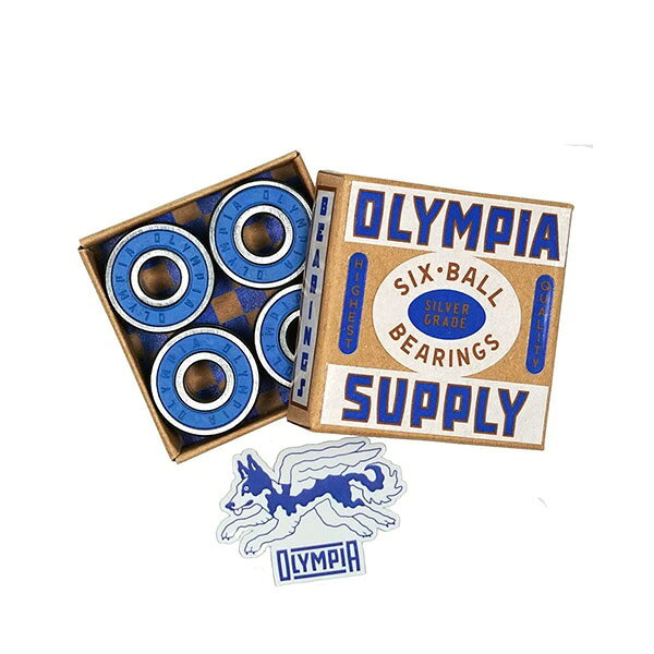 【OLYMPIA】SILVER GRADE SIX-BALL BEARING オリンピア ベアリング スケートボード...