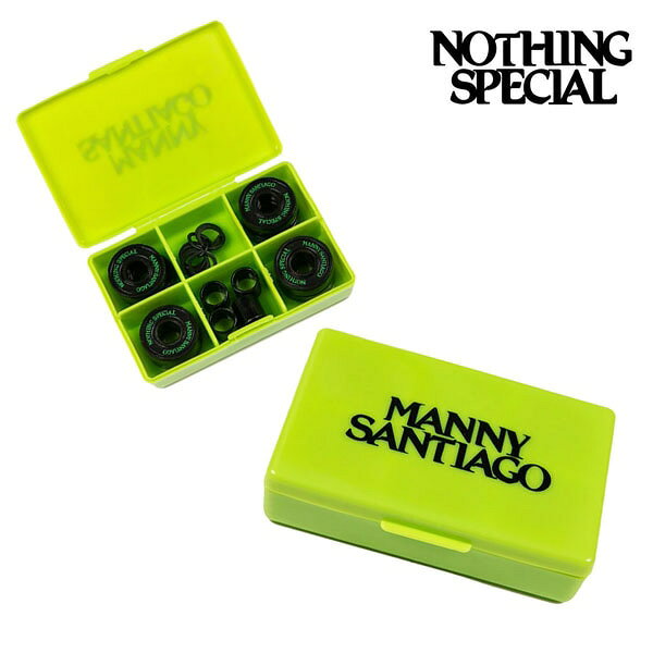 【NOTHING SPECIAL】Manny Santiagol BEARINGS green ナッシングスペシャル ベアリング スケートボード スケボー デッキ SKATEBOARD DECK