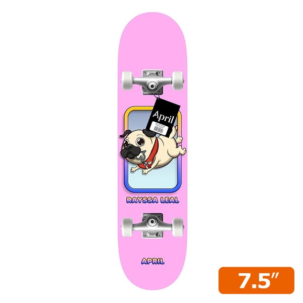 商品詳細【APRIL SKATEBOARDS｜RAYSSA LEAL SLINKY】 【仕様】 デッキ：7.5インチ ウィール：99A 50mm トラック：オリジナルトラック ベアリング：ABEC 5 Length：29インチ Wheelbase：12.8インチ 在庫に関して 当店販売商品は実店舗と在庫を共有しております。また、メーカーからのお取り寄せでのご用意となる商品もございます。お申し込み頂きました商品が、「販売終了/在庫完売」等でご用意ができない場合もございます。 その際はキャンセルのご連絡をさせて頂く事もございます。予めご了承ください。 画像に関して 掲載しております画像はサンプル画像となります。お手持ちのディスプレイや周辺機器の設定により実商品と色合い等に若干誤差が生じる場合がございます。