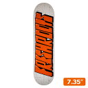 yFRESHROOTSzITALICS LOGO ORANGE Kids7.35C` tbV[c XP[g{[h XP{[ fbL N[Y SKATEBOARD DECK