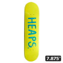 【HEAPS】HEAPS LOGO DECK7.875インチ ヒープス スケートボード スケボー デッキ SKATEBOARD DECK