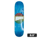 yHOPPSzSUN LOGO CHECKERED FADE DECK8.0C` zbvX XP[g{[h XP{[ fbL SKATEBOARD DECK