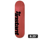 yinstantzORIGINAL LOGO DECK 2023 8.25C` CX^g XP[g{[h XP{[ fbL SKATEBOARD DECK