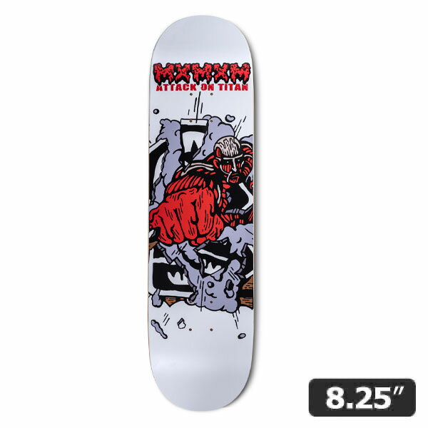 【MAGICAL MOSH MISFITS×進撃の巨人】MAGICAL MOSH TITAN DECK 8.25インチ マジカル モッシュ ミスフィッツ スケートボード スケボー デッキ SKATEBOARD DECK