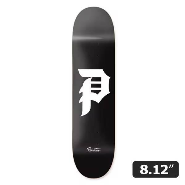 Rakuten - 【PRIMITIVE】DIRTY P core black 8.12インチ　プリミティブ デッキ スケートボード スケボー SKATEBOARD DECK