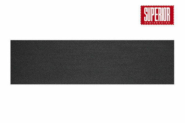 【SUPERIOR】GRIPTAPE -black- サイズ：9×33インチ【スケートボード】【スペリオール】【グリップテープ】