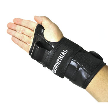 【INDUSTRIAL】プロテクター セット カラー:black/white インダストリアル ニーパット エルボーパット リストガード 肘 膝 手首 3点セット 大人 子供 キッズ スケートボード スケボー SKATEBOARD