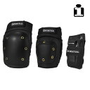 【INDUSTRIAL】プロテクター セット カラー:black/black インダストリアル ニーパット エルボーパット リストガード 肘 膝 手首 3点セッ...