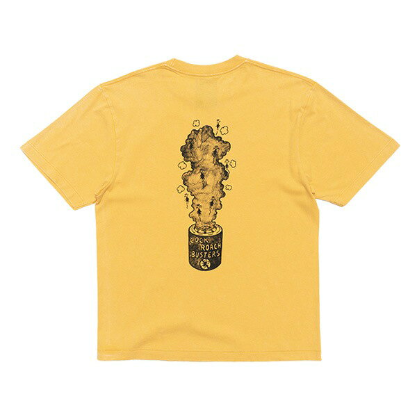 G BASTER TEE smokey yellow コックローチ Tシャツ スケートボード スケボー SKATEBOARD
