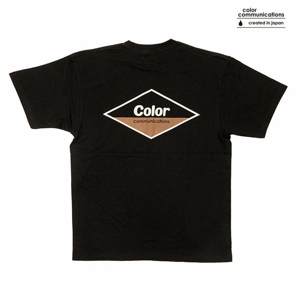 【COLOR COMMUNICATIONS】DIAMOND INK 2 T-SHIRT blackカラーコミュ二ケーションズ スケートボードティーシャツ 半袖
