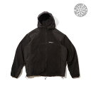 HILLY TERRAIN FLEECE JACKET blackディアスポラ スケートボードジャケット フリース