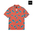 yHUFzBONES RESORT SHIRT rosent XP[g{[h Vc 