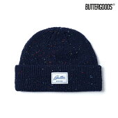 【BUTTER GOODS】SPECKLE BEANIE カラー：navy バターグッズ ビーニー ニット帽 キャップ スケートボード スケボー SKATEBOARD