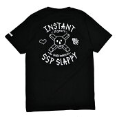 【SSP SLAPPY×instant】25TH ANNIVERSARY TEE カラー：black エスエスピー スラッピー Tシャツ 半袖 スケートボード スケボー SKATEBOARD