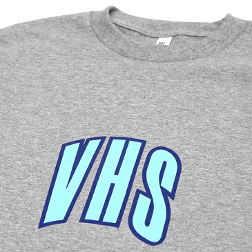 【VHS MAG】VHS L/S TEE カラー：heather grey ブイエッチエスマグ ティーシャツ 長袖 スケートボード スケボー SKATEBOARD